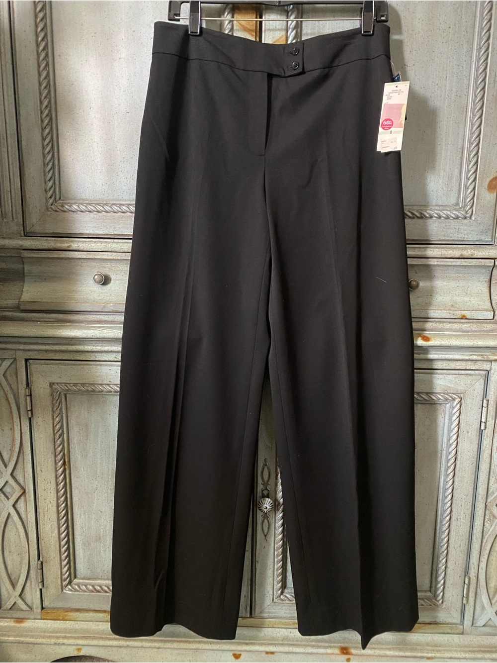 Nordstrom Black Wide-Leg Dress Pants
